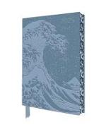 Katsushika Hokusai: The Great Wave 2025 Artisan Art Vegan Leather Diary Planner - Page to View with Notes