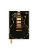 Black Gibson Guitar 2025 Luxury Pocket Diary Planner - Week to View