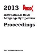 2013 International Rexx Language Symposium Proceedings