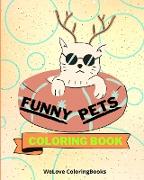 Funny Pets Coloring Book