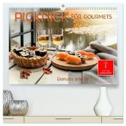 Picknick für Gourmets - Genuss erleben (hochwertiger Premium Wandkalender 2025 DIN A2 quer), Kunstdruck in Hochglanz