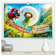Kleine Käfer, große Abenteuer: Ein Jahreskalender für Kinder (hochwertiger Premium Wandkalender 2025 DIN A2 quer), Kunstdruck in Hochglanz