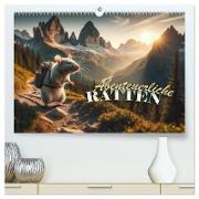 Abenteuerliche Ratten (hochwertiger Premium Wandkalender 2025 DIN A2 quer), Kunstdruck in Hochglanz