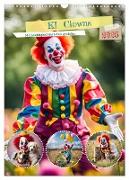 KI Clowns Mit Leichtigkeit das Leben genießen (Wandkalender 2025 DIN A3 hoch), CALVENDO Monatskalender