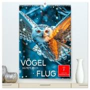 Vögel - Künstler im Flug (hochwertiger Premium Wandkalender 2025 DIN A2 hoch), Kunstdruck in Hochglanz