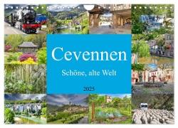 Cevennen - Schöne alte Welt (Wandkalender 2025 DIN A4 quer), CALVENDO Monatskalender