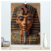 Ägyptische Algorithmen - Künstliche Intelligenz trifft auf das alte Ägypten (hochwertiger Premium Wandkalender 2025 DIN A2 hoch), Kunstdruck in Hochglanz