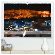 Jodhpur: Die blaue Stadt in Indien (hochwertiger Premium Wandkalender 2025 DIN A2 quer), Kunstdruck in Hochglanz