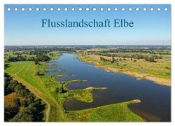 Flusslandschaft Elbe (Tischkalender 2025 DIN A5 quer), CALVENDO Monatskalender