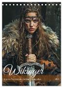 Wikinger - Erbe der Walküren als moderne Wikingerfrau (Tischkalender 2025 DIN A5 hoch), CALVENDO Monatskalender
