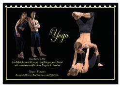 Yoga - Asana (Tischkalender 2025 DIN A5 quer), CALVENDO Monatskalender