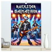 Rockstar Dalmatiner (hochwertiger Premium Wandkalender 2025 DIN A2 hoch), Kunstdruck in Hochglanz