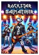 Rockstar Dalmatiner (Wandkalender 2025 DIN A2 hoch), CALVENDO Monatskalender