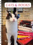 Cats & Books 16-Month 2025 Planner Calendar