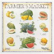 Farmer's Market 2025 Wall Calendar