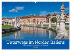 Unterwegs in Norditalien (Wandkalender 2025 DIN A2 quer), CALVENDO Monatskalender
