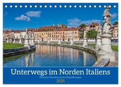 Unterwegs in Norditalien (Tischkalender 2025 DIN A5 quer), CALVENDO Monatskalender