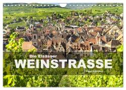 Die Elsässer Weinstraße (Wandkalender 2025 DIN A4 quer), CALVENDO Monatskalender