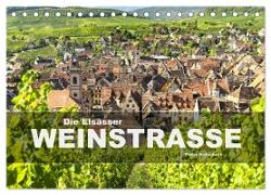 Die Elsässer Weinstraße (Tischkalender 2025 DIN A5 quer), CALVENDO Monatskalender