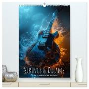 Strings & Dreams: Ein Jahr musikalischer Inspiration (hochwertiger Premium Wandkalender 2025 DIN A2 hoch), Kunstdruck in Hochglanz