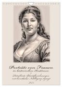 Porträts von Frauen in historischen Kostümen (Wandkalender 2025 DIN A4 hoch), CALVENDO Monatskalender