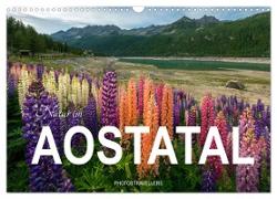 Natur im Aostatal (Wandkalender 2025 DIN A3 quer), CALVENDO Monatskalender