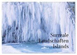 Surreale Landschaften Islands (Wandkalender 2025 DIN A2 quer), CALVENDO Monatskalender