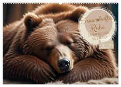 Traumhafte Ruhe - Ein Jahr mit süßen Schlafmützen (Wandkalender 2025 DIN A2 quer), CALVENDO Monatskalender