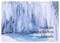 Surreale Landschaften Islands (Wandkalender 2025 DIN A4 quer), CALVENDO Monatskalender