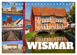 Wismar - Die Ostseeperle unter den deutschen Hansestädten (Tischkalender 2025 DIN A5 quer), CALVENDO Monatskalender
