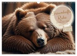 Traumhafte Ruhe - Ein Jahr mit süßen Schlafmützen (Wandkalender 2025 DIN A3 quer), CALVENDO Monatskalender