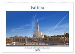 Fatima: Ein Besuch in Portugals heiligem Herz (Wandkalender 2025 DIN A2 quer), CALVENDO Monatskalender