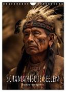 Schamanische Seelen: Mystische Indianerportraits (Wandkalender 2025 DIN A4 hoch), CALVENDO Monatskalender