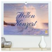 Wellen Konzert (hochwertiger Premium Wandkalender 2025 DIN A2 quer), Kunstdruck in Hochglanz