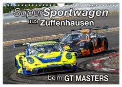 Super Sportwagen aus Zuffenhausen beim GT MASTERS (Wandkalender 2025 DIN A4 quer), CALVENDO Monatskalender