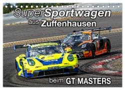 Super Sportwagen aus Zuffenhausen beim GT MASTERS (Tischkalender 2025 DIN A5 quer), CALVENDO Monatskalender
