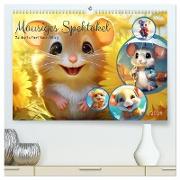 Mausiges Spektakel. Zauberhafter Maus-Alltag (hochwertiger Premium Wandkalender 2024 DIN A2 quer), Kunstdruck in Hochglanz