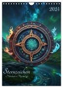 Sternzeichen Nordische Mythology (Wandkalender 2024 DIN A4 hoch), CALVENDO Monatskalender