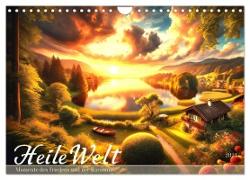 Heile Welt - Momente des Friedens und der Harmonie (Wandkalender 2024 DIN A4 quer), CALVENDO Monatskalender