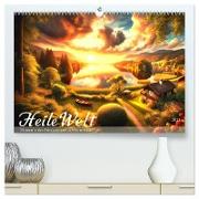 Heile Welt - Momente des Friedens und der Harmonie (hochwertiger Premium Wandkalender 2024 DIN A2 quer), Kunstdruck in Hochglanz