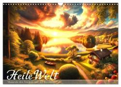 Heile Welt - Momente des Friedens und der Harmonie (Wandkalender 2024 DIN A3 quer), CALVENDO Monatskalender