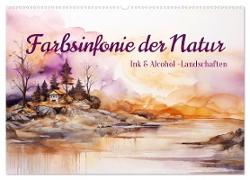 Farbsinfonie der Natur (Wandkalender 2025 DIN A2 quer), CALVENDO Monatskalender