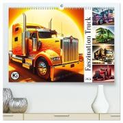 Faszination Truck: KI-Designs von Lack und Leistung (hochwertiger Premium Wandkalender 2025 DIN A2 quer), Kunstdruck in Hochglanz