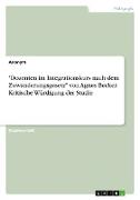 "Dozenten im Integrationskurs nach dem Zuwanderungsgesetz" von Agnes Becker. Kritische Würdigung der Studie
