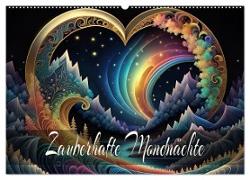 Zauberhafte Mondnächte (Wandkalender 2025 DIN A2 quer), CALVENDO Monatskalender