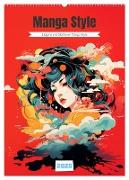 Manga Style (Wandkalender 2025 DIN A2 hoch), CALVENDO Monatskalender