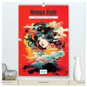 Manga Style (hochwertiger Premium Wandkalender 2025 DIN A2 hoch), Kunstdruck in Hochglanz