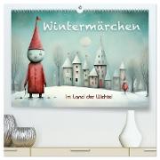 Wintermärchen - Im Land der Wichtel (hochwertiger Premium Wandkalender 2025 DIN A2 quer), Kunstdruck in Hochglanz