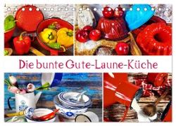 Die bunte Gute Laune Küche (Tischkalender 2025 DIN A5 quer), CALVENDO Monatskalender