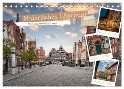 Malerisches Lüneburg (Tischkalender 2025 DIN A5 quer), CALVENDO Monatskalender